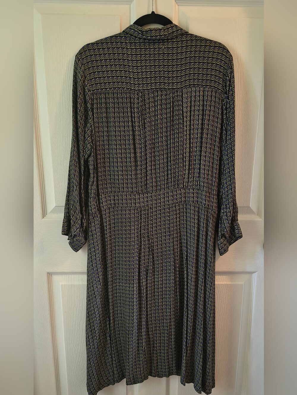 VINTAGE April Cornell Shirt Dress, Women's XL: REPAIRED - Ships Free, Price Firm - Picture 3 of 11